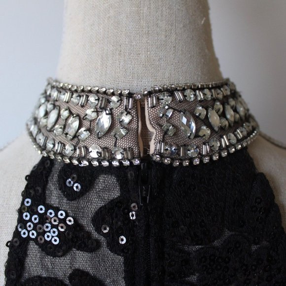 Alyce Paris Two Piece Black Homecoming Dress Size4 - Picture 10 of 12